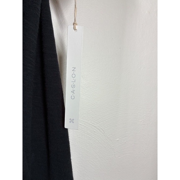 Nordstrom Caslon NWT Black Knit Blazer Jacket Medium Lightweight Quiet Luxury - Picture 5 of 11